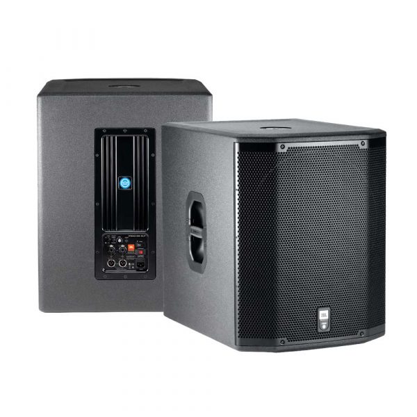 JBL PRX 618S XLF 1000 watt sub bass speaker for rent - double view