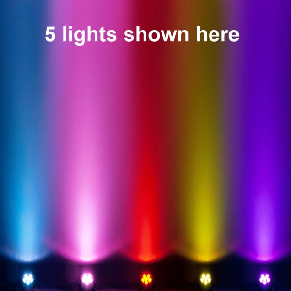 Chauvet Slim Par Q6 RGBA LED for rent - demo view