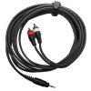 Auxiliary or Ipod lead for use with portable devices to connect to a sound system and play music. Available for hire
